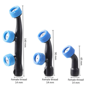 Sprayer Nozzle 1 2 3 Nozzle Head Garden Agriculture Greenhouse Irrigation Misting Nozzles by salelink.co.nz