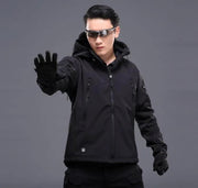 Men's Tactical Softshell Jacket — Waterproof Windproof Fleece Lined | Outdoor & Hiking by Mead's Supply & Equipment Outfitters limited
