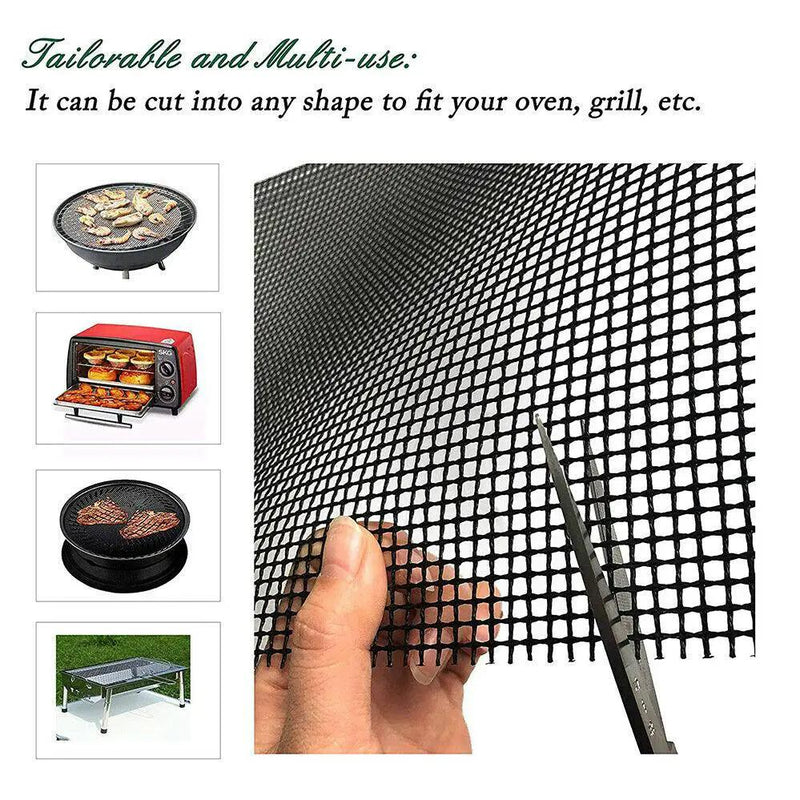 30X40cm Cooking Liner Grill Mat Non-Stick Mesh Mat Sheet Mintiml BBQ Grill by salelink.co.nz