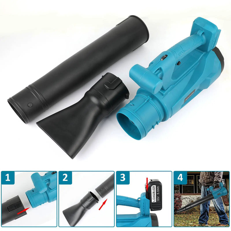 18V Air Leaf Blower Cordless 6 Speed Fits Makita Battery by salelink.co.nz