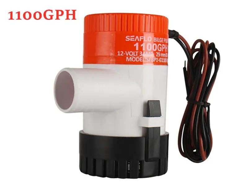 12V SEAFLO 1100GPH Bilge Submersible Water Pump by salelink.co.nz