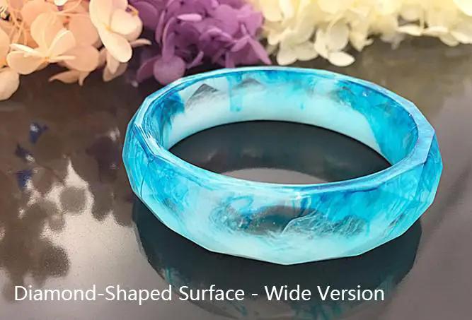 Bracelet Moulds - Diamond-Shaped Surface by Resin Art NZ