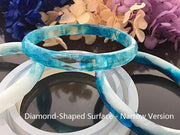 Bracelet Moulds - Diamond-Shaped Surface by Resin Art NZ