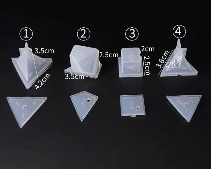 Dice Silicone Resin Casting Moulds Multiple Shapes Polyhedral Dice Moulds for Resin Lovers Table Games DIY Making by Resin Art NZ
