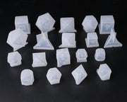 Dice Silicone Resin Casting Moulds Multiple Shapes Polyhedral Dice Moulds for Resin Lovers Table Games DIY Making by Resin Art NZ