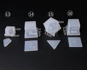 Dice Silicone Resin Casting Moulds Multiple Shapes Polyhedral Dice Moulds for Resin Lovers Table Games DIY Making by Resin Art NZ