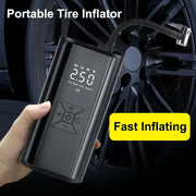 Wireless Digital Tire Inflator Air Pump with LED Light & LCD Display, 150PSI Portable Air Compressor by Habicare