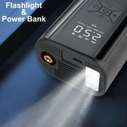 Wireless Digital Tire Inflator Air Pump with LED Light & LCD Display, 150PSI Portable Air Compressor by Habicare