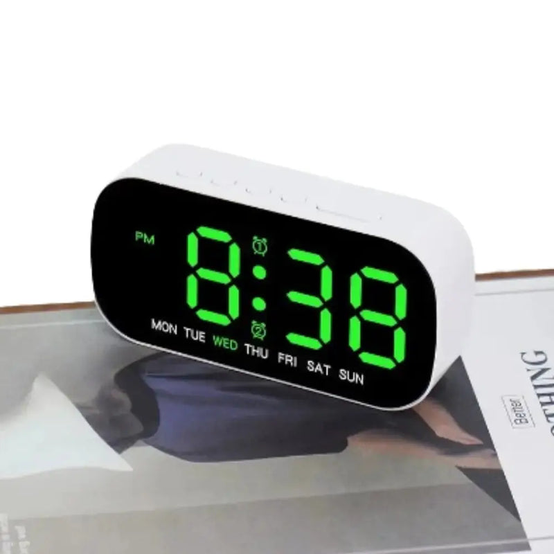 Digital Alarm Clock – USB Powered LED (different colours available) by Habicare