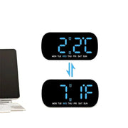 Digital Alarm Clock – USB Powered LED (different colours available) by Habicare