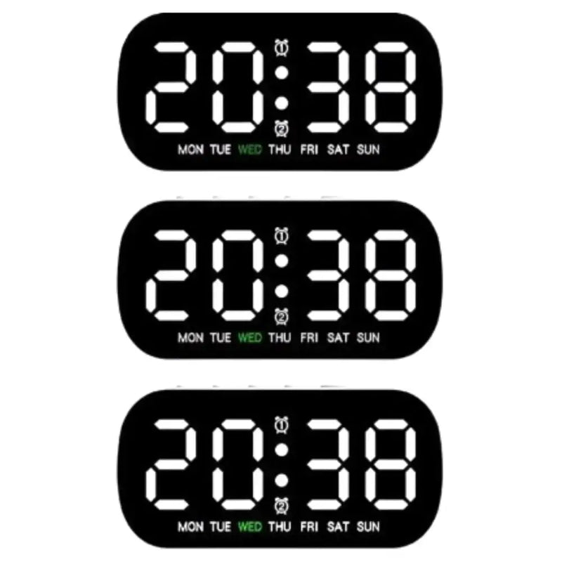 Digital Alarm Clock – USB Powered LED (different colours available) by Habicare