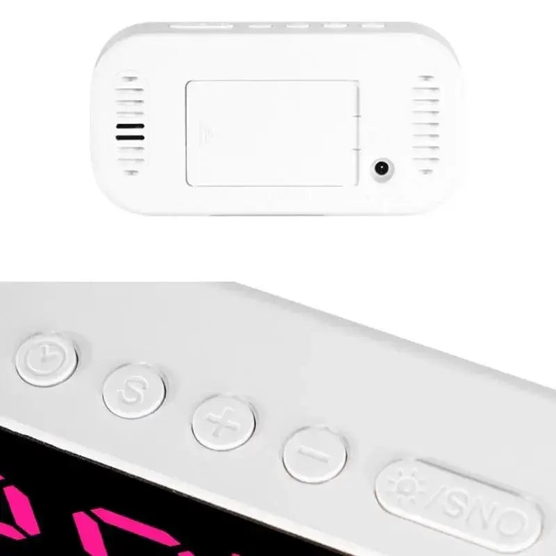 Digital Alarm Clock – USB Powered LED (different colours available) by Habicare