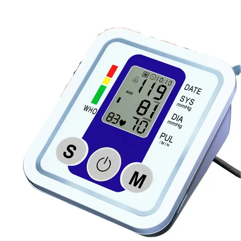Digital Arm Blood Pressure Test Kit – Automatic BP & Heart Rate Monitor by Habicare