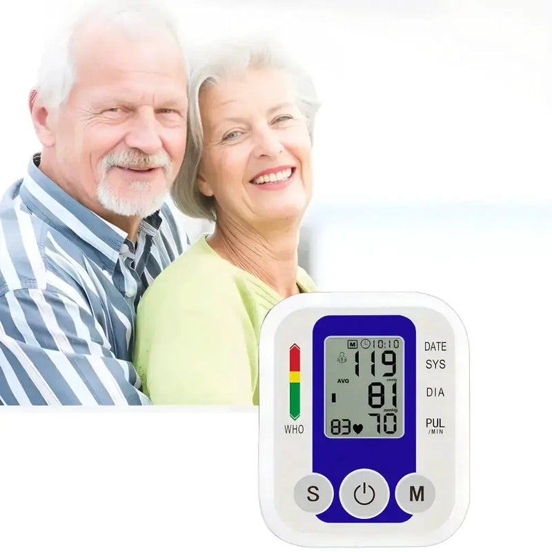 Digital Arm Blood Pressure Test Kit – Automatic BP & Heart Rate Monitor by Habicare