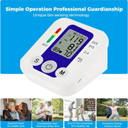 Digital Arm Blood Pressure Test Kit – Automatic BP & Heart Rate Monitor by Habicare