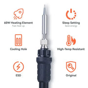 Digital Electric Soldering Iron Kit with Helping Hands (different plug type available) by Habicare