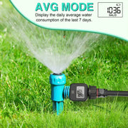 Digital LCD Water Flow Meter for Garden Irrigation (2 models available) by Habicare