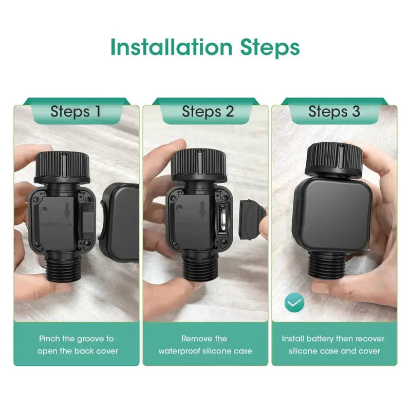 Digital LCD Water Flow Meter for Garden Irrigation (2 models available) by Habicare