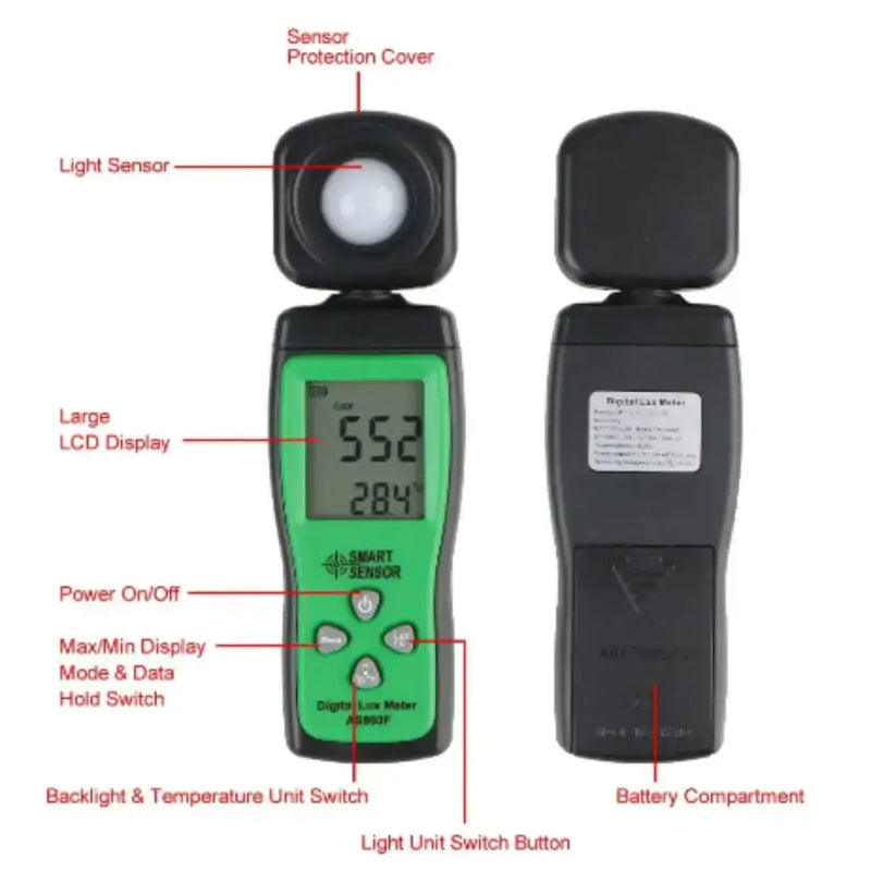 Digital Lux Meter by Habicare