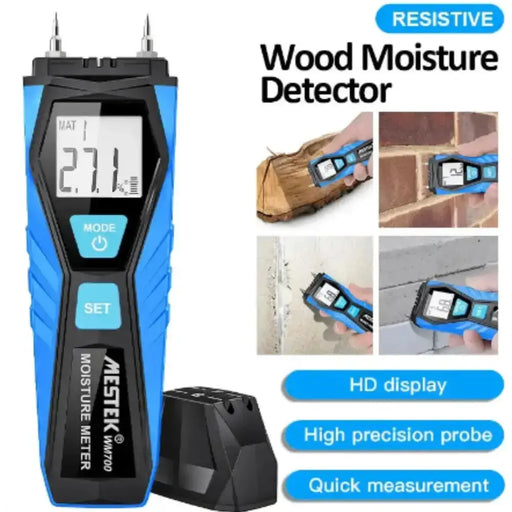 Digital Moisture Meter for Wood, Concrete, Cement & Brick by Habicare