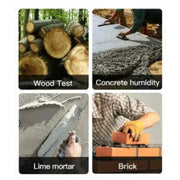 Digital Moisture Meter for Wood, Concrete, Cement & Brick by Habicare