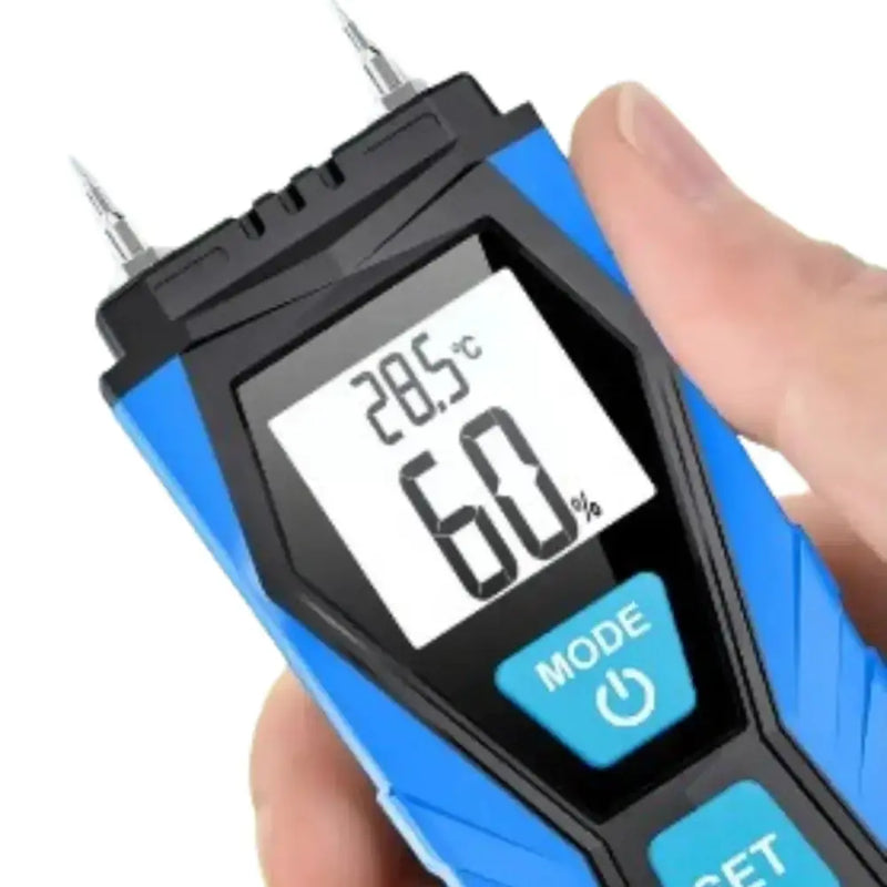 Digital Moisture Meter for Wood, Concrete, Cement & Brick by Habicare