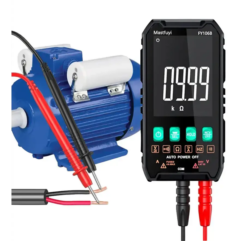 Digital Multimeter 600V AC/DC True RMS Auto-Range Tester (2 models available) by Habicare