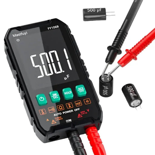Digital Multimeter 600V AC/DC True RMS Auto-Range Tester (2 models available) by Habicare