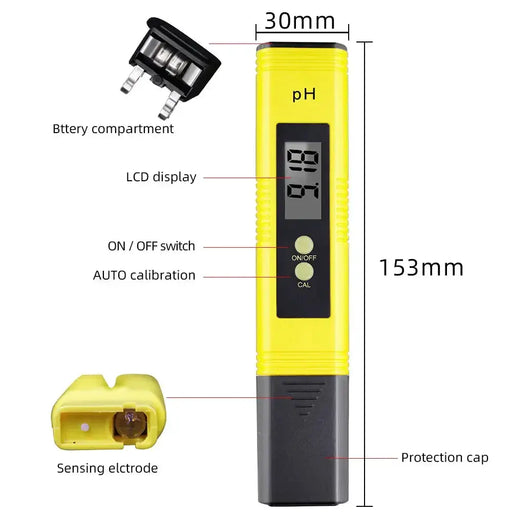 Digital pH & TDS/EC Water Quality Tester by Habicare