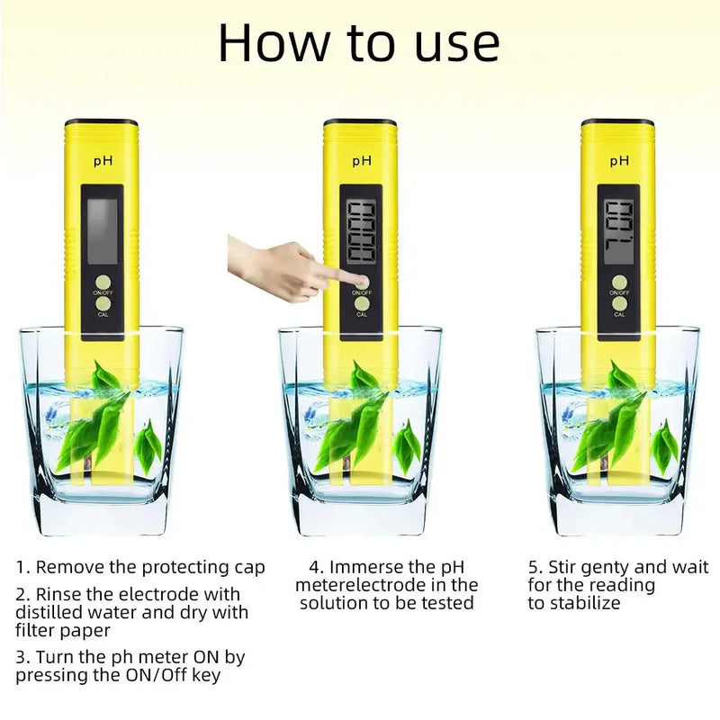 Digital pH & TDS/EC Water Quality Tester by Habicare