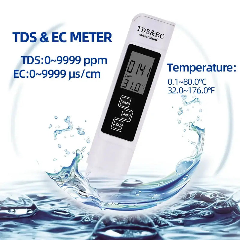 Digital pH & TDS/EC Water Quality Tester by Habicare