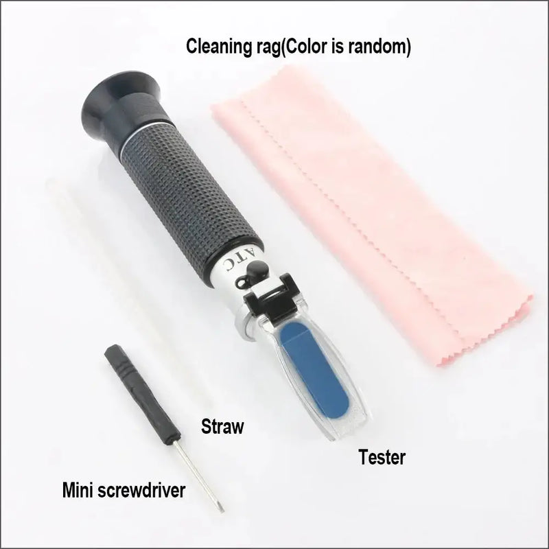 Digital Refractometer 0–80% Brix/Alcohol/Glycol Portable Handheld ATC Meter by Habicare