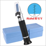Digital Refractometer 0–80% Brix/Alcohol/Glycol Portable Handheld ATC Meter by Habicare