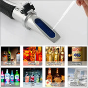 Digital Refractometer 0–80% Brix/Alcohol/Glycol Portable Handheld ATC Meter by Habicare