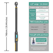 Habicare HBC Digital Torque Wrench 1.5–340 N·m (±2% Accuracy) (different models available) Digital Torque Wrench 1.5–340 N·m (±2% Accuracy) (different models available)