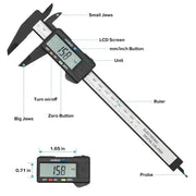 Digital Vernier Caliper (0mm - 150mm) by 9eight5