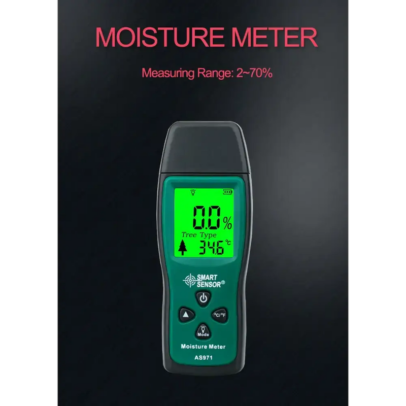 Digital Wood Moisture Meter (AS971) by Habicare