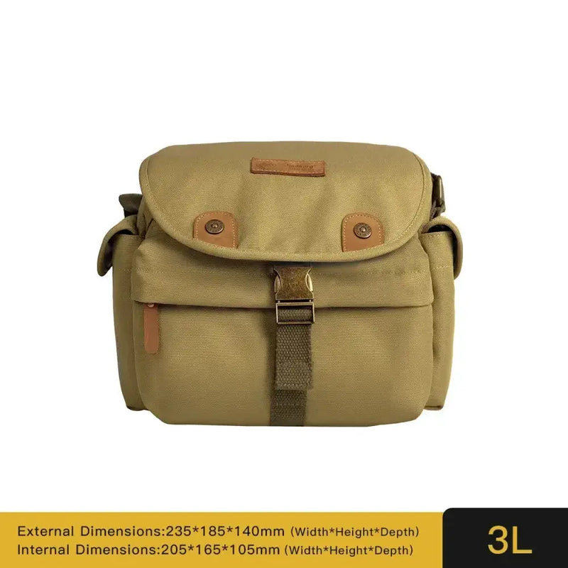 Habicare Vintage Camera Sling Bag For DSLR Mirrorless With Tripod Strap Luggage Sleeve Vintage Camera Sling Bag For DSLR And Mirrorless Tripod