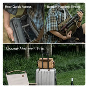 Habicare Vintage Camera Sling Bag For DSLR Mirrorless With Tripod Strap Luggage Sleeve Vintage Camera Sling Bag For DSLR And Mirrorless Tripod