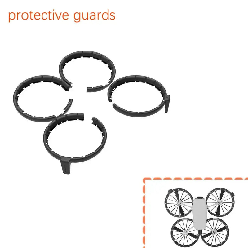DJI FLIP Accessories Kit – Landing Gear & Prop Guard by Habicare