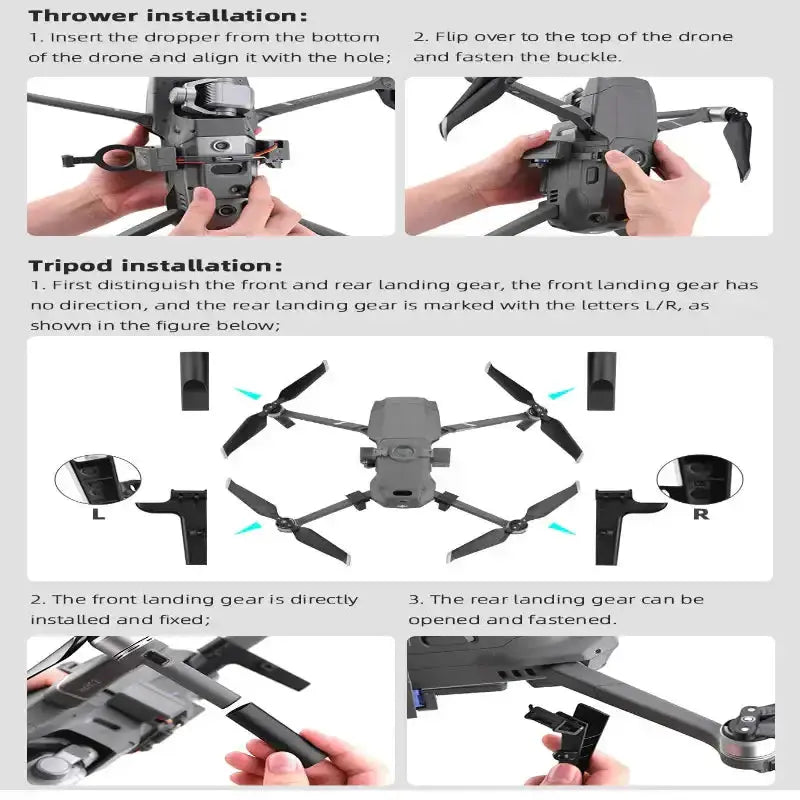DJI Mavic 2 Drone Dropper by Habicare