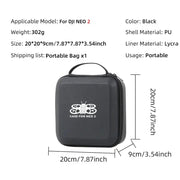 DJI Neo 2 Waterproof Carrying Handbag (Black & Grey) by Habicare