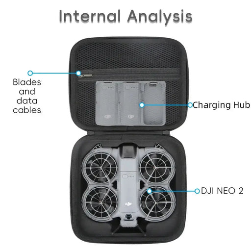 DJI Neo 2 Waterproof Carrying Handbag (Black & Grey) by Habicare