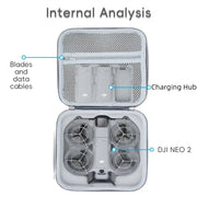 DJI Neo 2 Waterproof Carrying Handbag (Black & Grey) by Habicare
