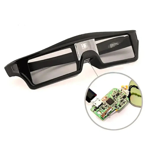 DLP Active Shutter 3D Glasses for Projectors by Habicare