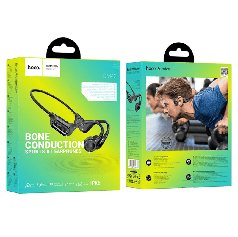techplus Open-Ear Bone Conduction Bluetooth Headphones – Bluetooth 5.3 | IPX6 Waterproof | 6-Hour Battery (DM43) Open-Ear Bone Conduction Bluetooth Headphones – Bluetooth 5.3 | IPX6 Waterproof | 6-Hour Battery (DM43)