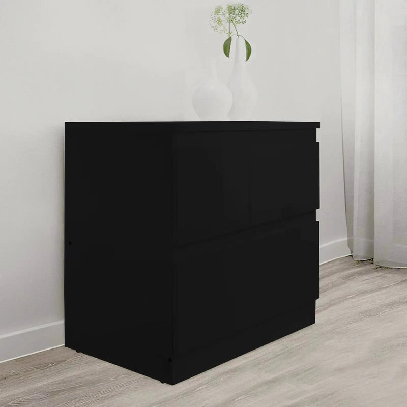 sue-e furniture Bedside Table 'Monaco' Black Bedside Table 'Monaco' Black Bedside Table