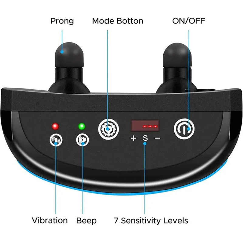 Dog Anti Barking Collar Beeping Chargeable Dog Training Device by techplus