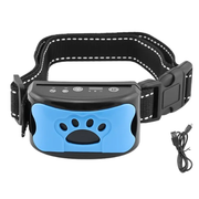 Dog Anti Barking Collar Beeping Chargeable Dog Training Device (Blue) by techplus