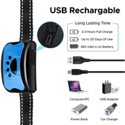 Dog Anti Barking Collar Beeping Chargeable Dog Training Device by techplus